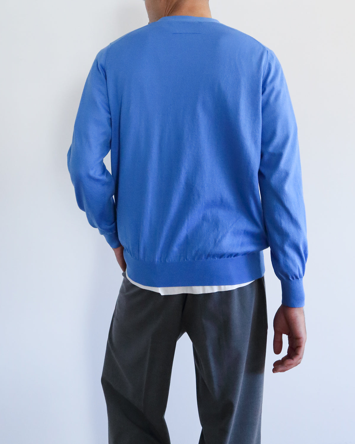 ブルー H178cm 着用サイズ:4