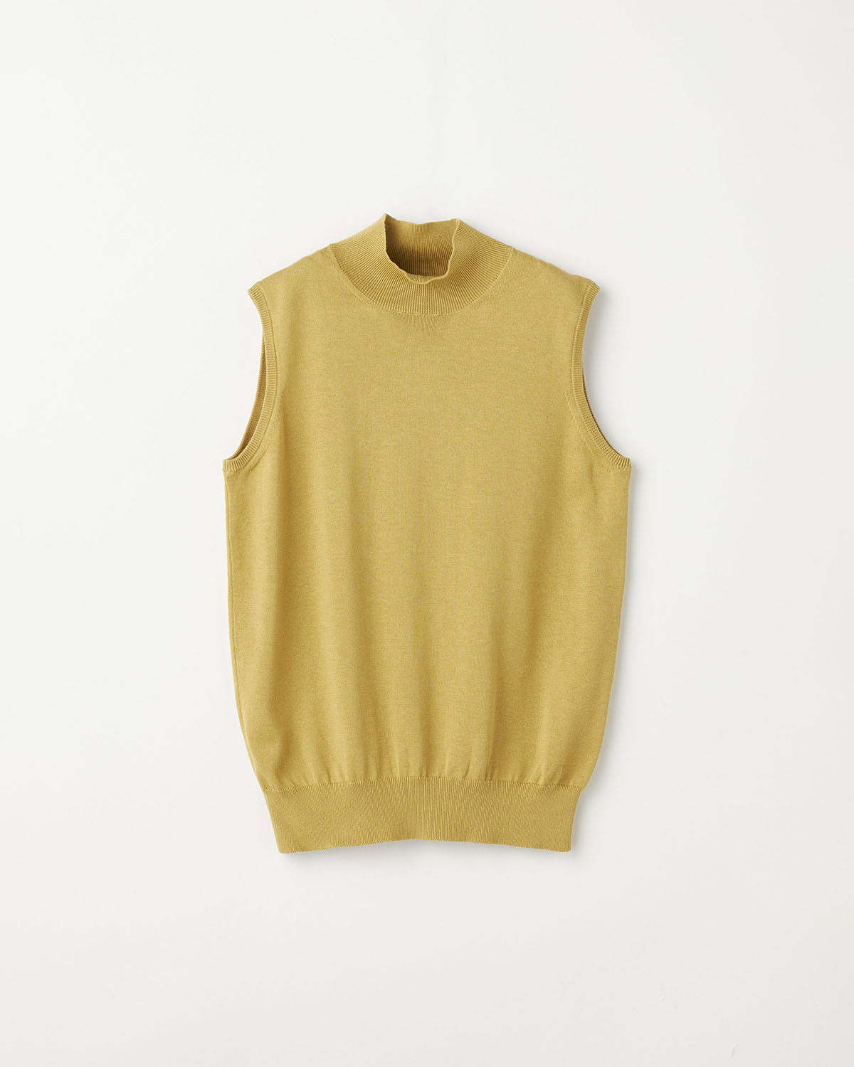 14G天竺 コットン ノースリーブハイネック SL10S-1204