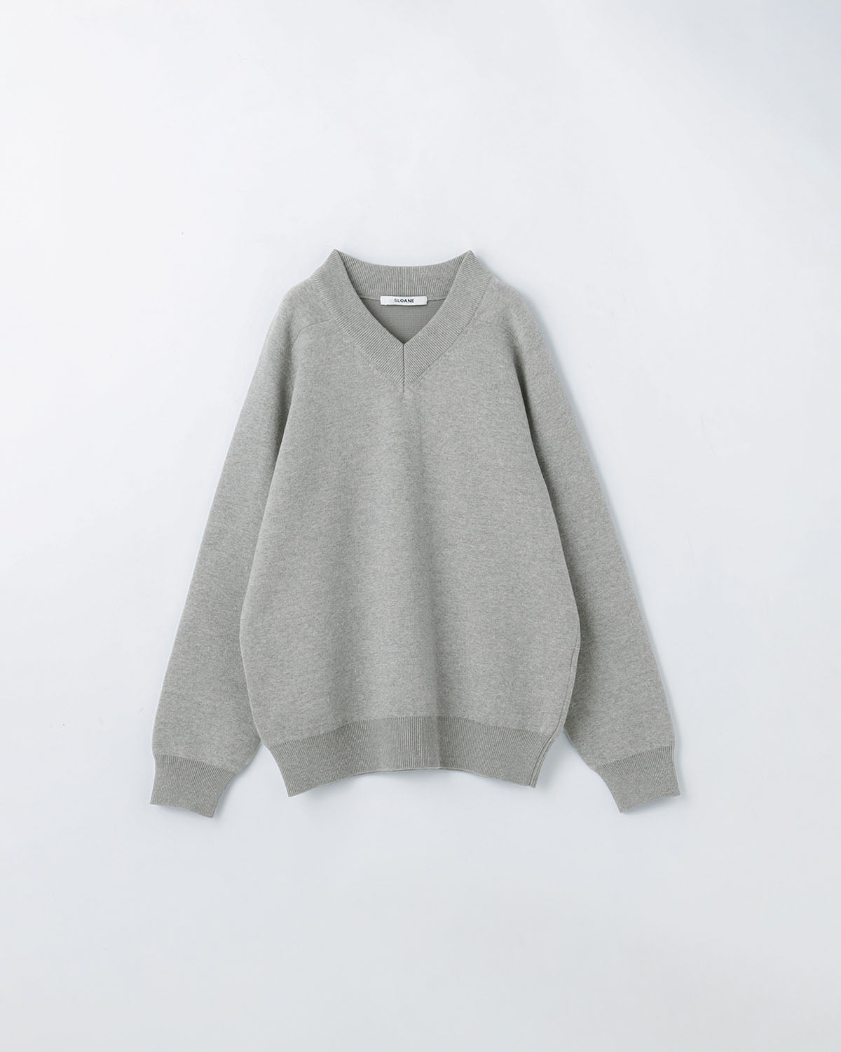 12G天竺 ダブルフェイス セミラグランVネック SL10W-704