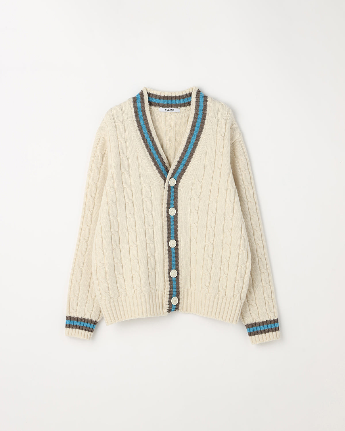 5G チルデン エクストラファインベイビーメリノウール Vネック