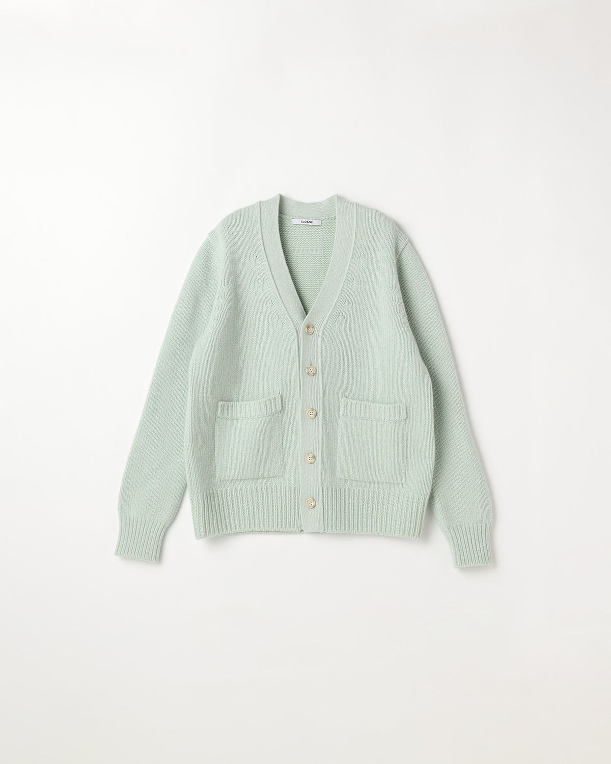 5G ジーロンラム×カシミヤ Vネックカーディガン SL10W-970