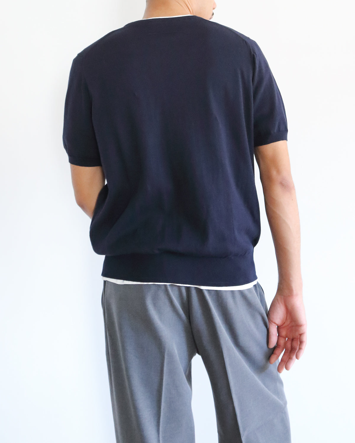 ネイビー H178cm 着用サイズ:5