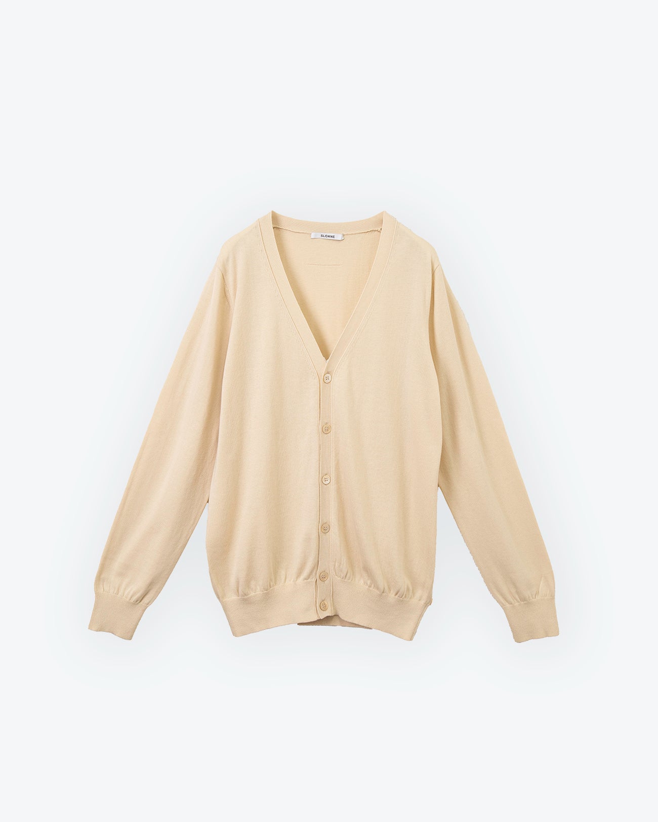 新品 SLOANE ユニセックス Vネックカーディガン ニット セーター S 新品 SLOANE ユニセックス Vネックカーディガン ニット セーター S