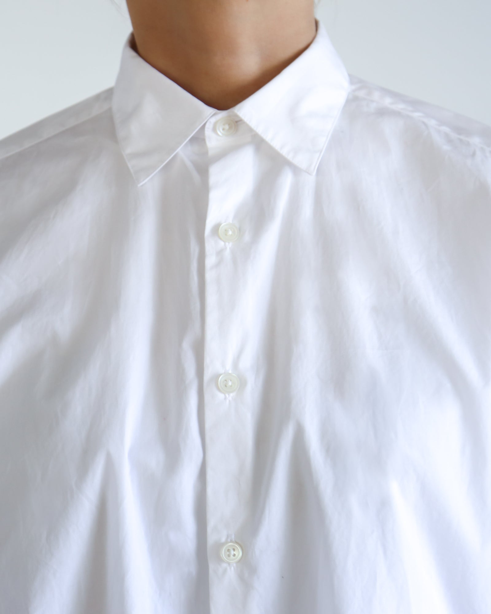 【UNISEX】スーピマコットン レギュラーカラーシャツ SL8S-S671