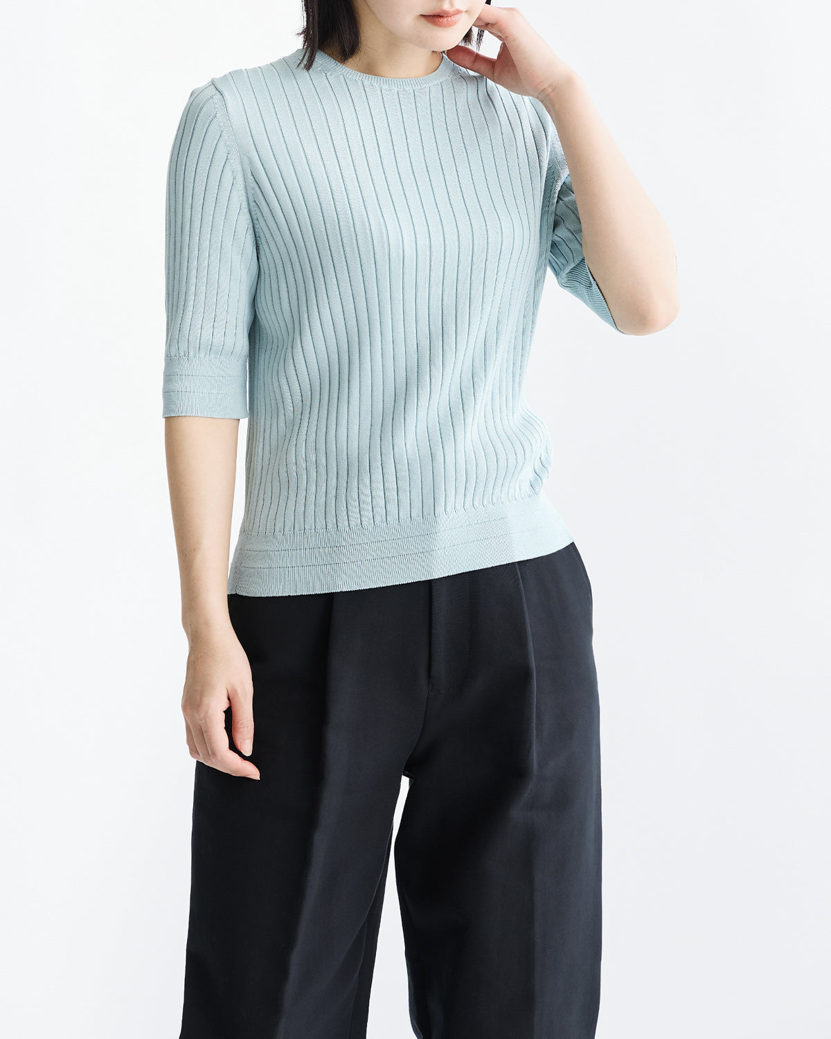 ライトブルー H163cm 着用サイズ:2