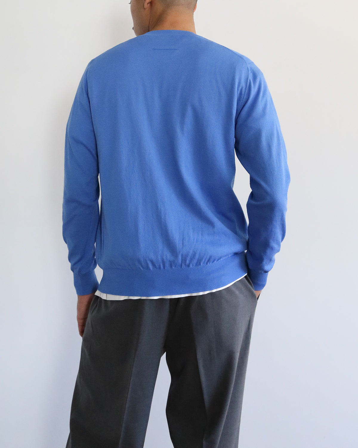 ブルー H178cm 着用サイズ:4