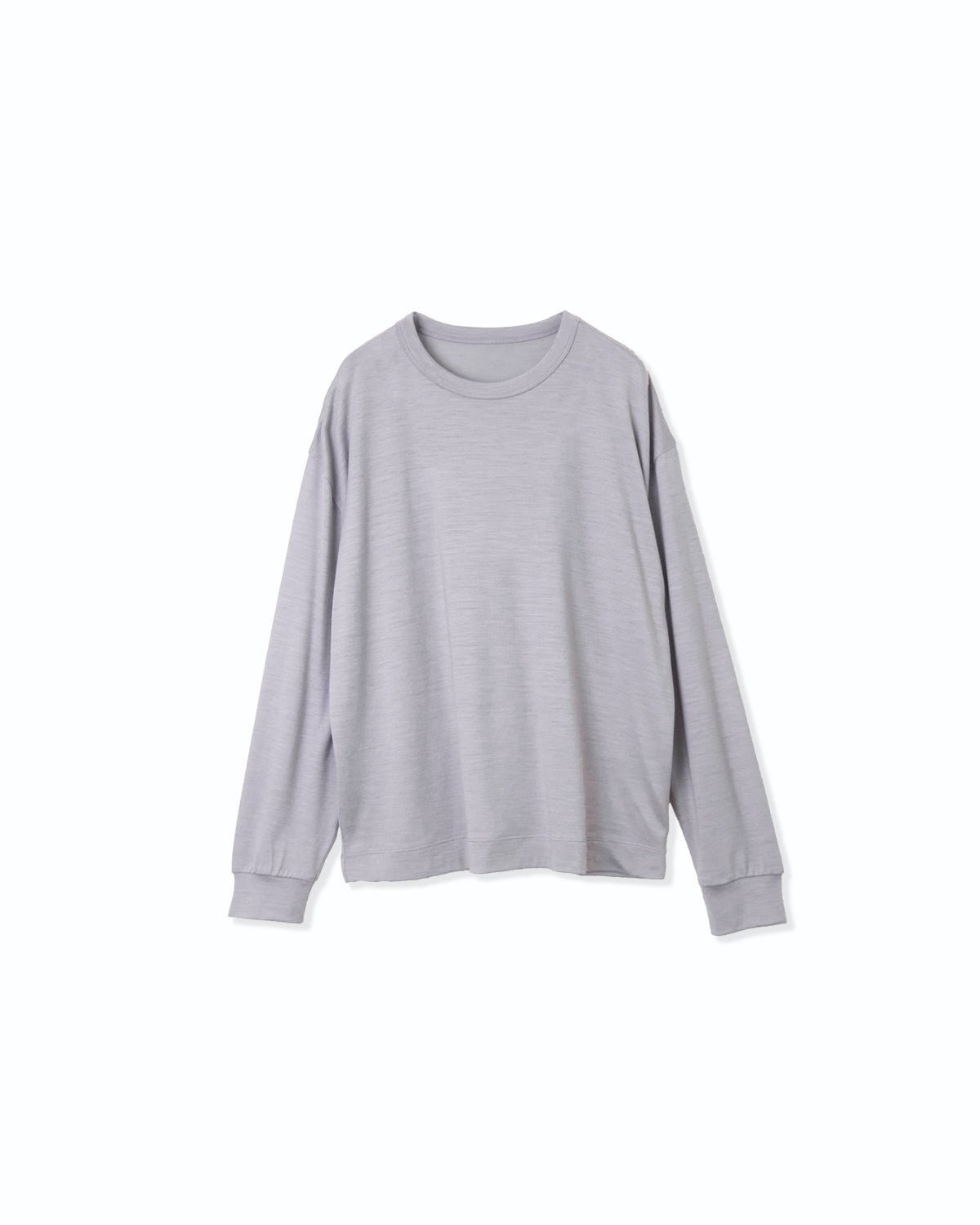 ウール天竺 ニット長袖Tシャツ SL9S-T896-W10