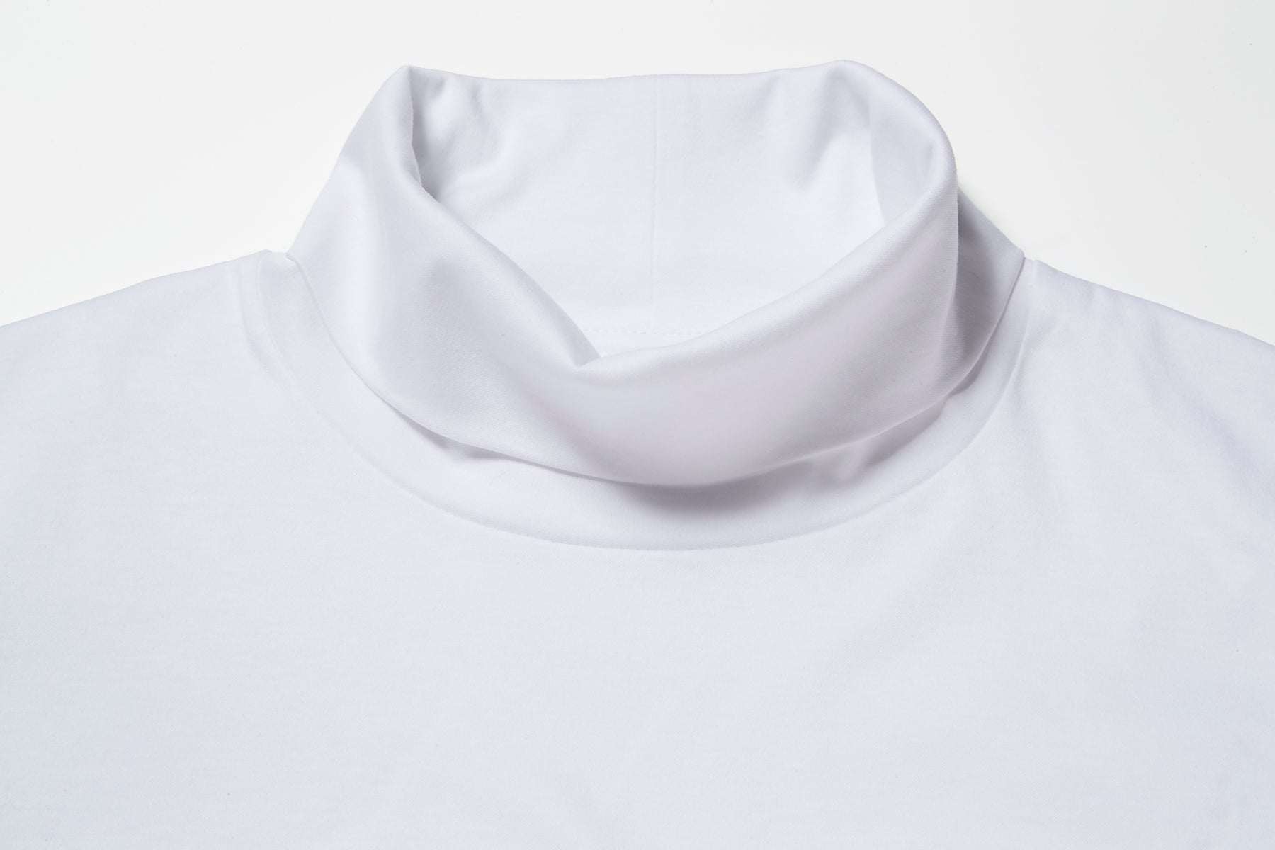 60/1 スーピマスムース タートルネック長袖Tシャツ SL2S-079