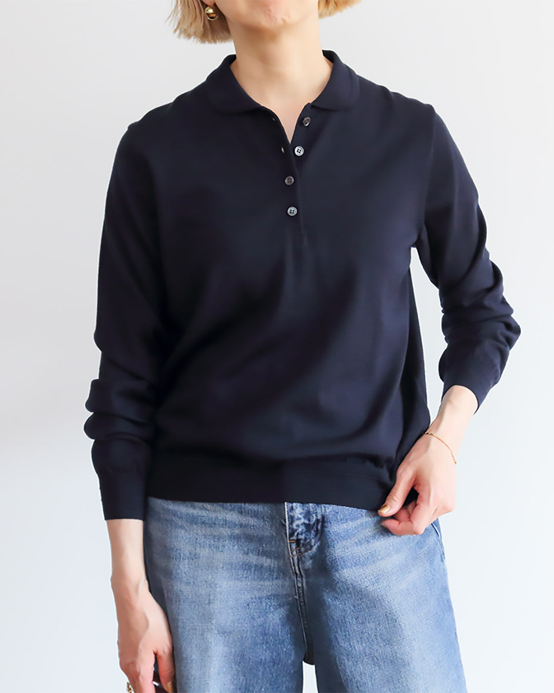 ネイビー　H164cm　着用サイズ：3