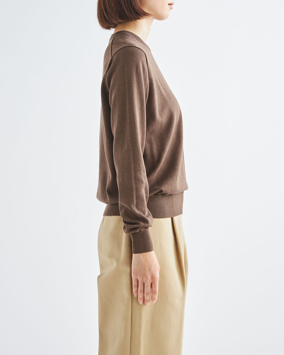 ブラウン　H166cm　着用サイズ：2