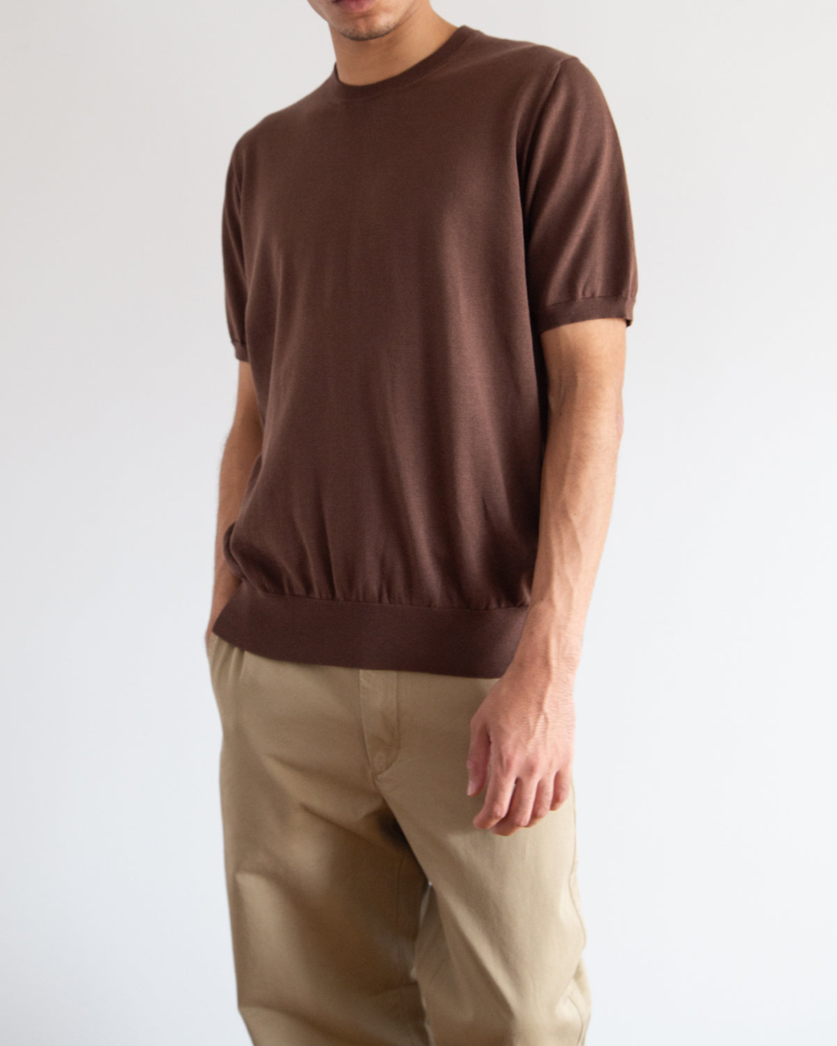 ブラウン　H178cm　着用サイズ：5