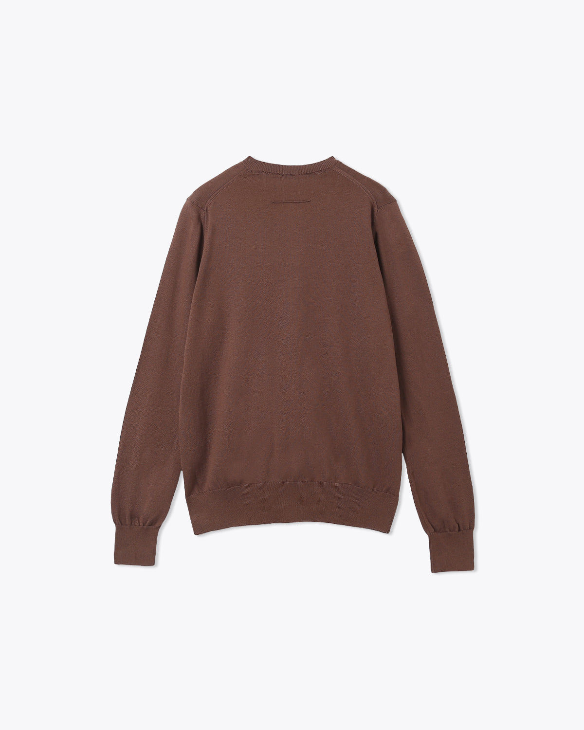 14G天竺 コットン クルーネックカーディガン　SL10S-007