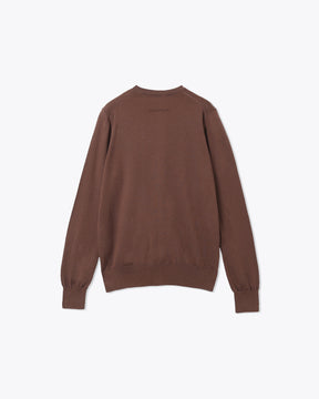 14G天竺 コットン クルーネックカーディガン　SL10S-007