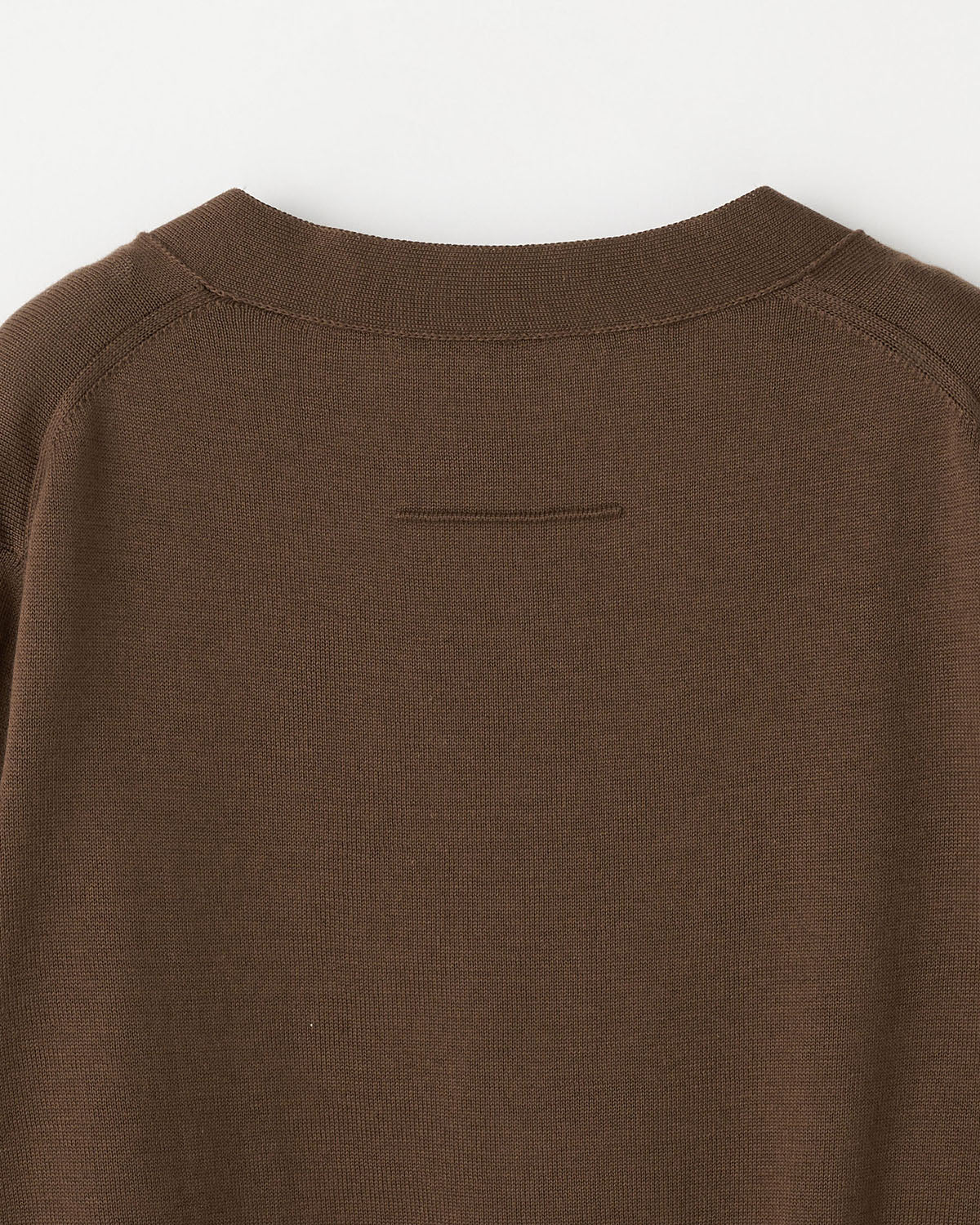 14G天竺 コットン Vネックカーディガン　SL10S-008