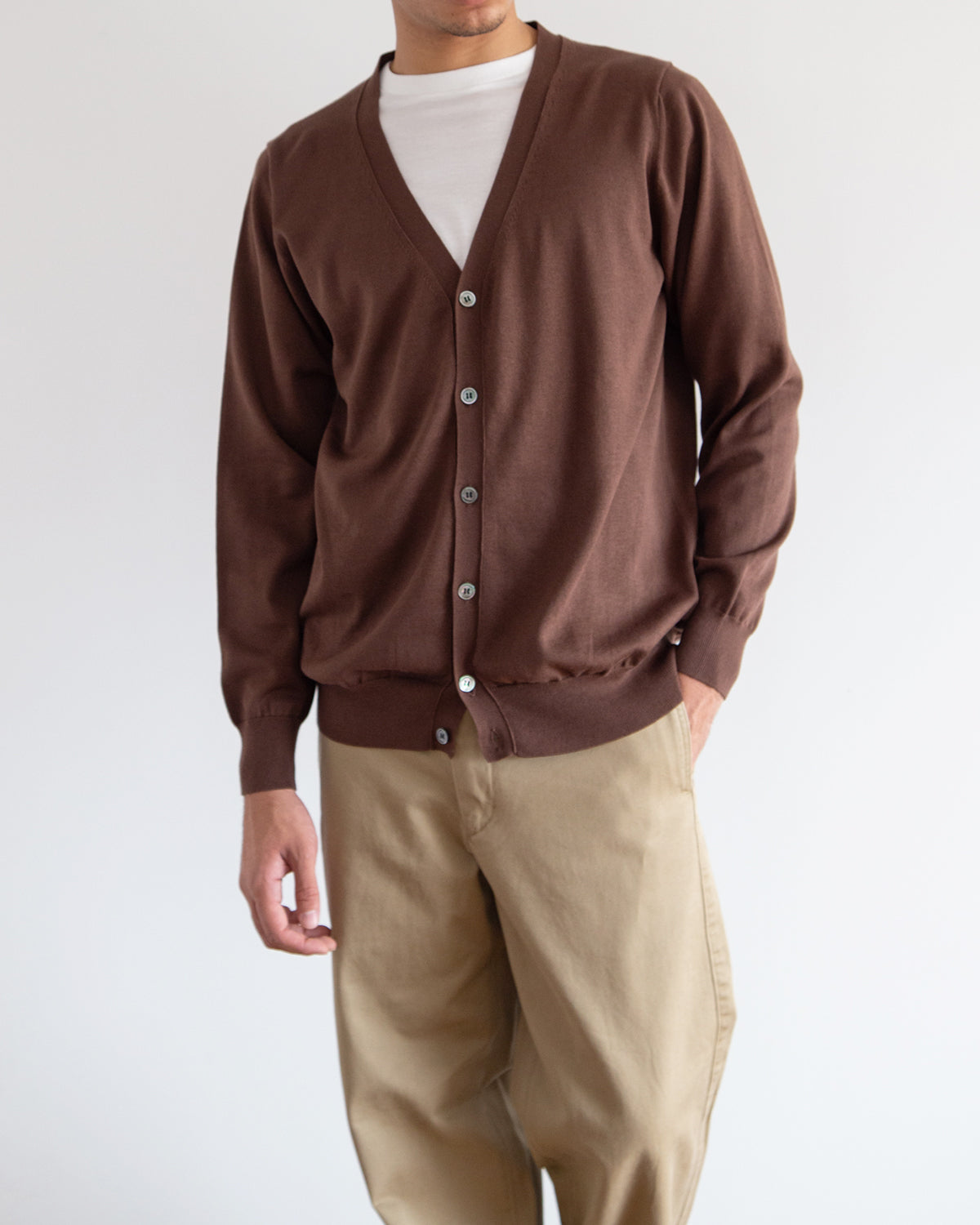 ブラウン　H178cm　着用サイズ：5