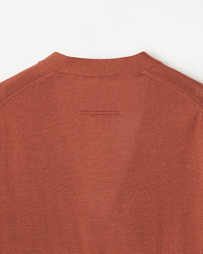 18G天竺 シルク Vネックカーディガン　SL10S-032