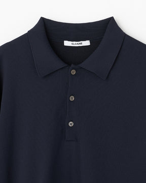 18G二重臼天竺 ポリエステル×キュプラ×コットン 半袖ポロ　SL10S-1072