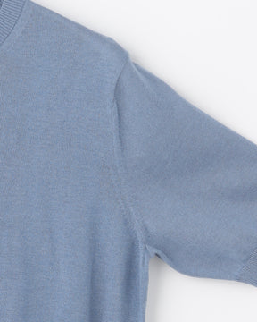 16G天竺 リサイクルポリエステル×コットン　半袖クルーネック　SL10S-1074