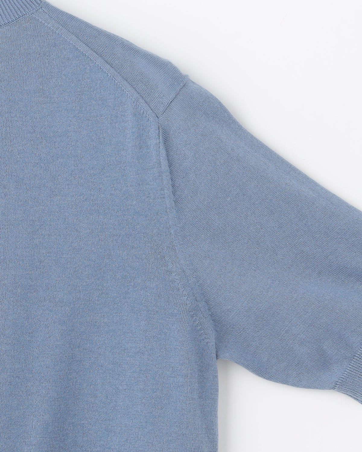 16G天竺 リサイクルポリエステル×コットン　半袖クルーネック　SL10S-1074