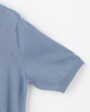 16G天竺 リサイクルポリエステル×コットン　半袖クルーネック　SL10S-1074