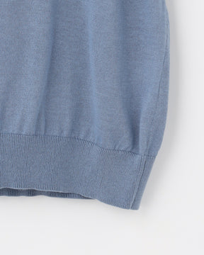 16G天竺 リサイクルポリエステル×コットン　半袖クルーネック　SL10S-1074