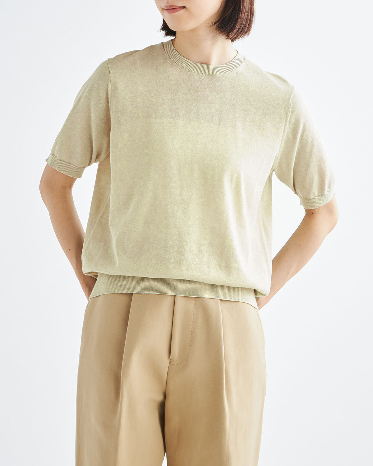 ライトグリーン　H166cm　着用サイズ：2