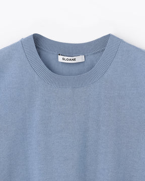 16G天竺 リサイクルポリエステル×コットンノースリーブクルーネック　SL10S-1076