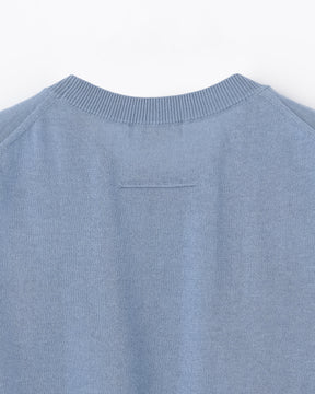 16G天竺 リサイクルポリエステル×コットンノースリーブクルーネック　SL10S-1076