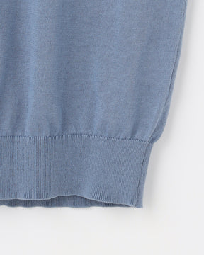 16G天竺 リサイクルポリエステル×コットンノースリーブクルーネック　SL10S-1076