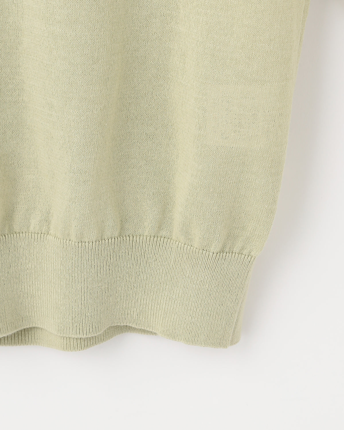 16G天竺 リサイクルポリエステル×コットン Vネックカーディガン 　SL10S-1077