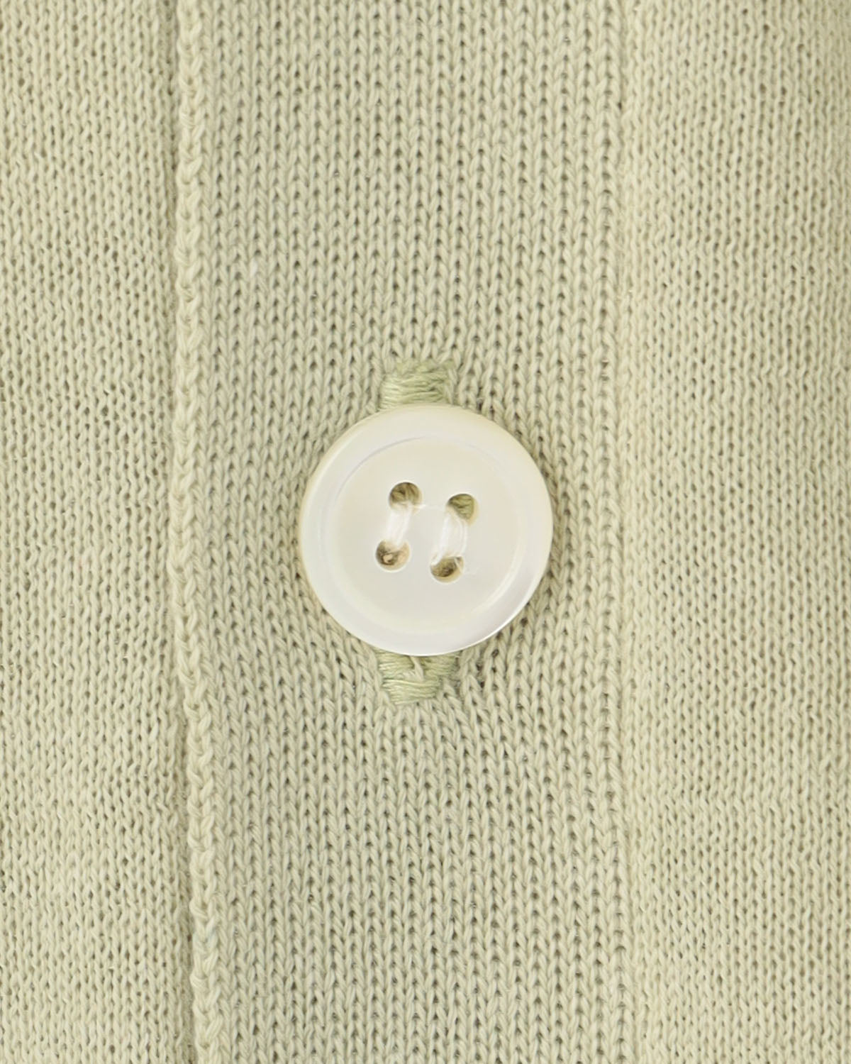 16G天竺 リサイクルポリエステル×コットン Vネックカーディガン 　SL10S-1077