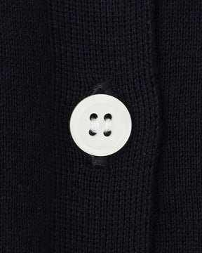 16G天竺 リサイクルポリエステル×コットン 6分袖 クルーネックカーディガン 　SL10S-1078