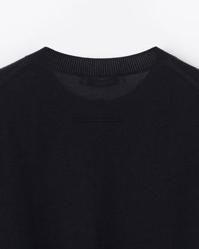 16G天竺 リサイクルポリエステル×コットン 6分袖 クルーネックカーディガン 　SL10S-1078