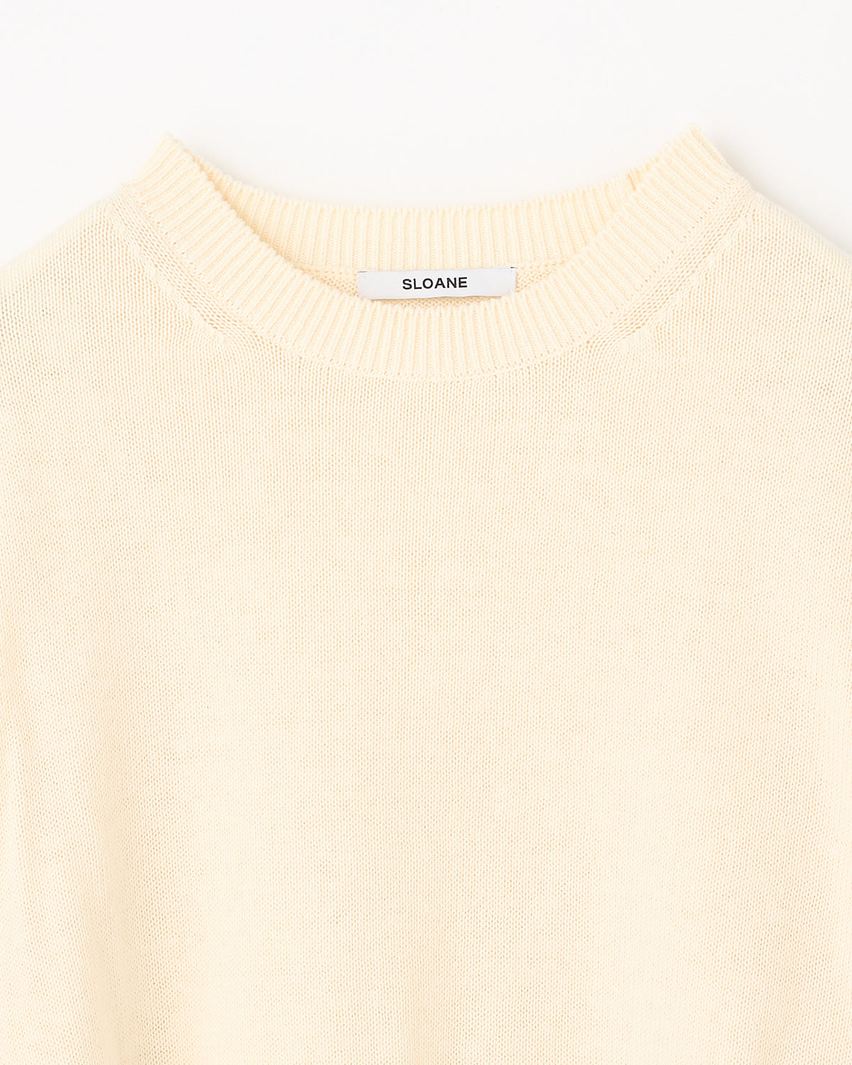 7G天竺 オーガニックコットン ドロップショルダー クルーネック　SL10S-1084