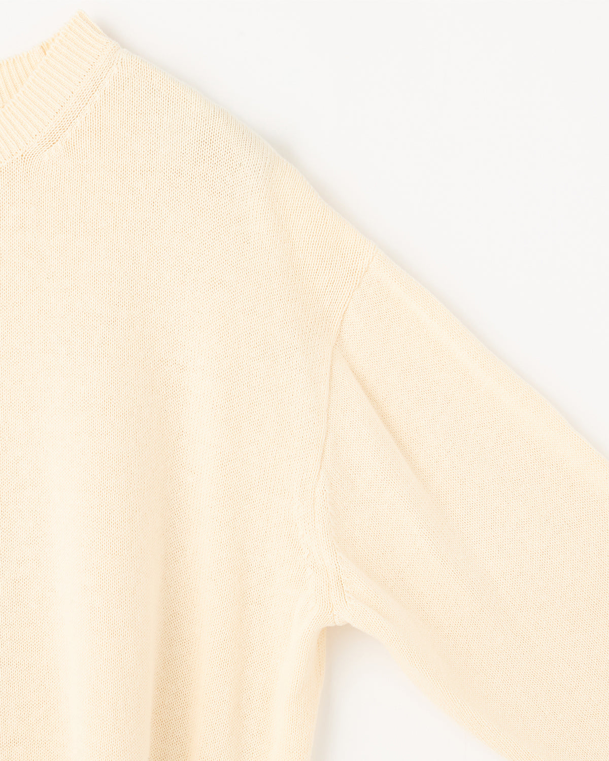 7G天竺 オーガニックコットン ドロップショルダー クルーネック　SL10S-1084