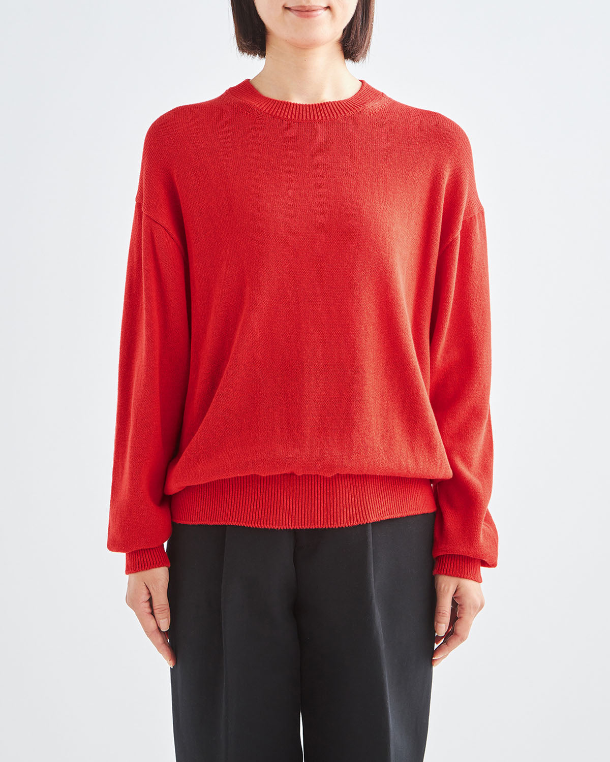 レッド　H166cm　着用サイズ；2