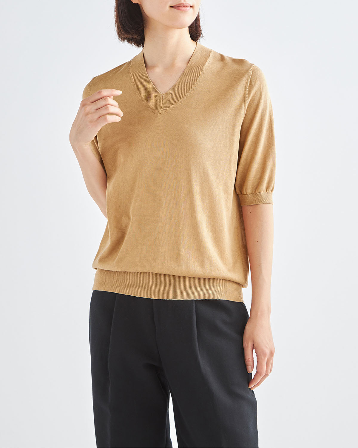 キャメル　H166cm　着用サイズ：2