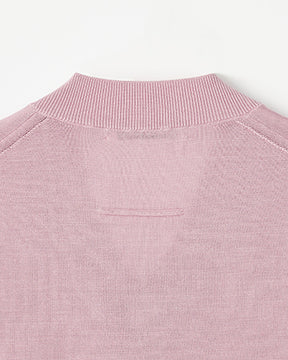 18G天竺 シルク  半袖Vネック　SL10S-1087