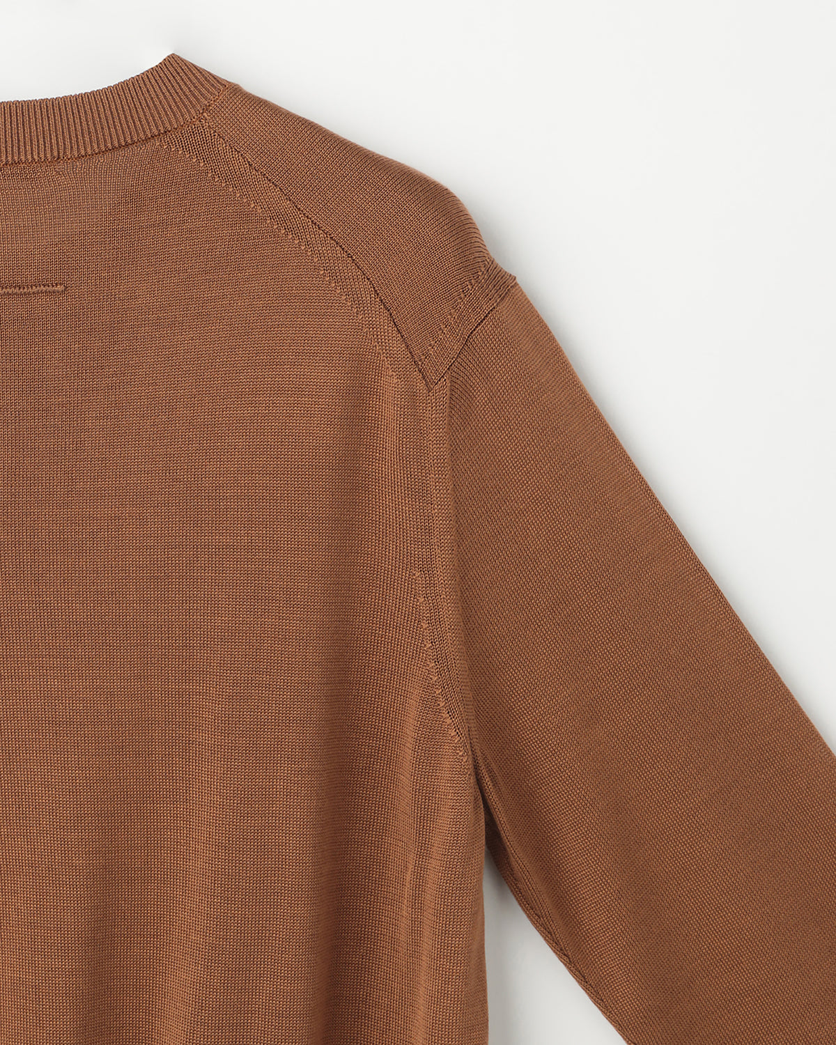 12G天竺 シルク クルーネック　SL10S-1095