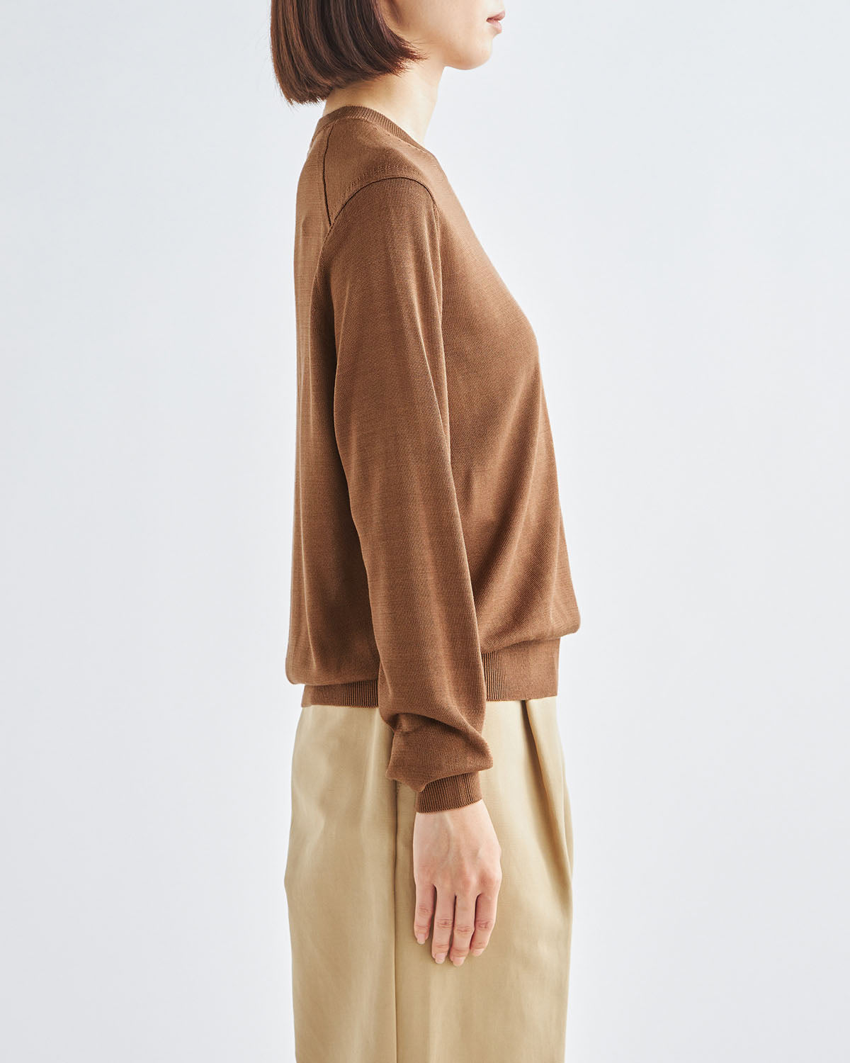 ブラウン　H166cm　着用サイズ：2