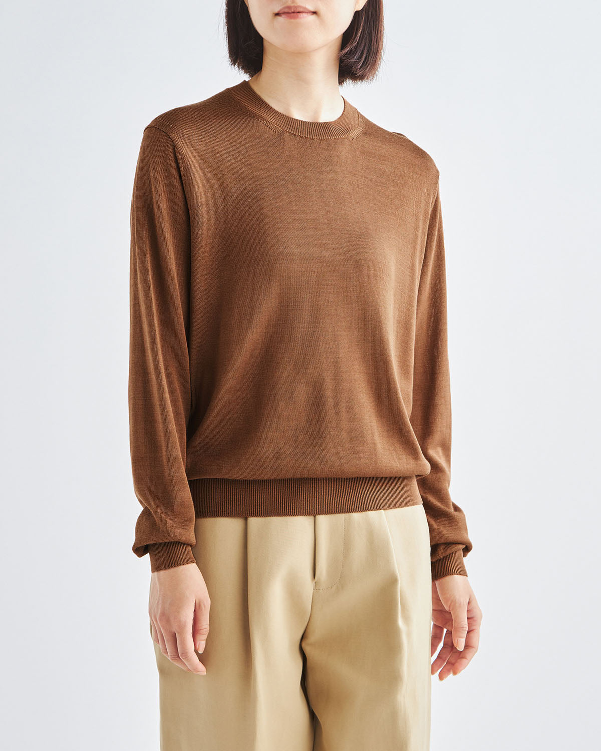 ブラウン　H166cm　着用サイズ：2