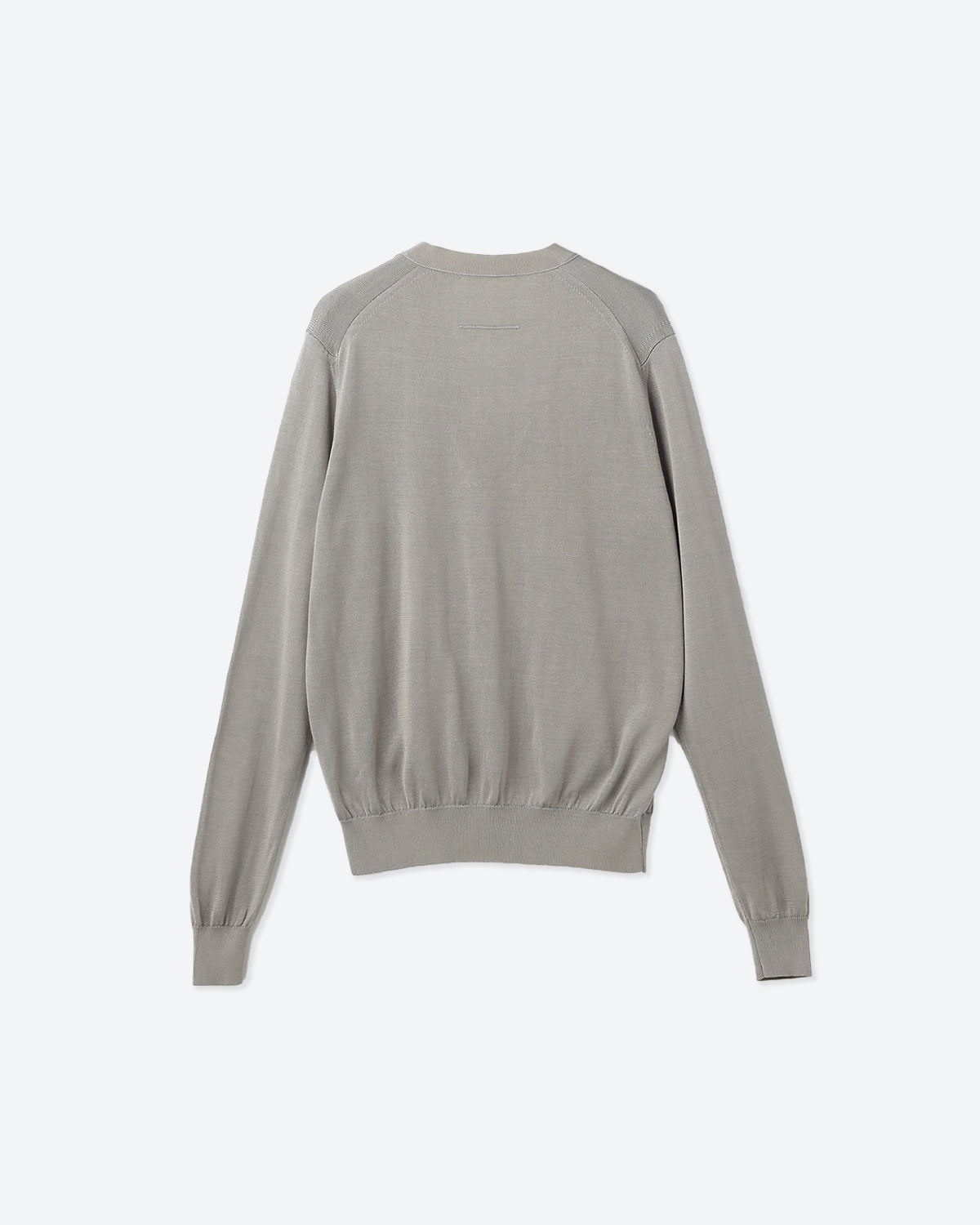 12G天竺 シルク Vネックカーディガン　SL10S-1097