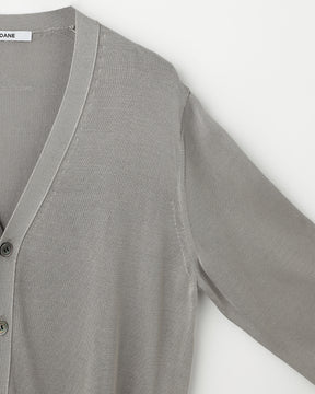 12G天竺 シルク Vネックカーディガン　SL10S-1097