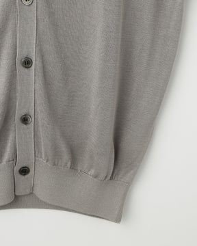 12G天竺 シルク Vネックカーディガン　SL10S-1097