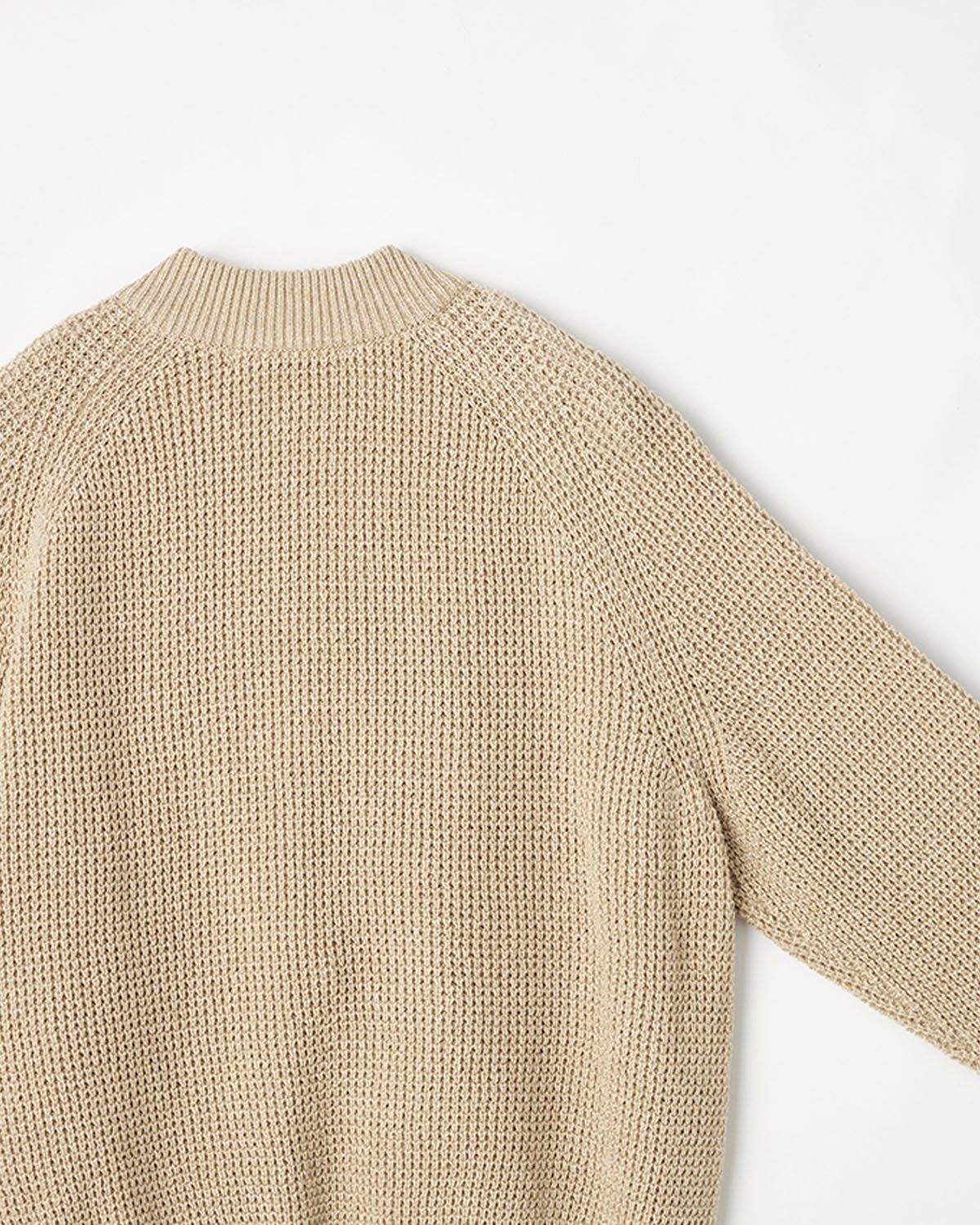 7G変形片畦編み コットン ジップアップブルゾン　SL10S-1099