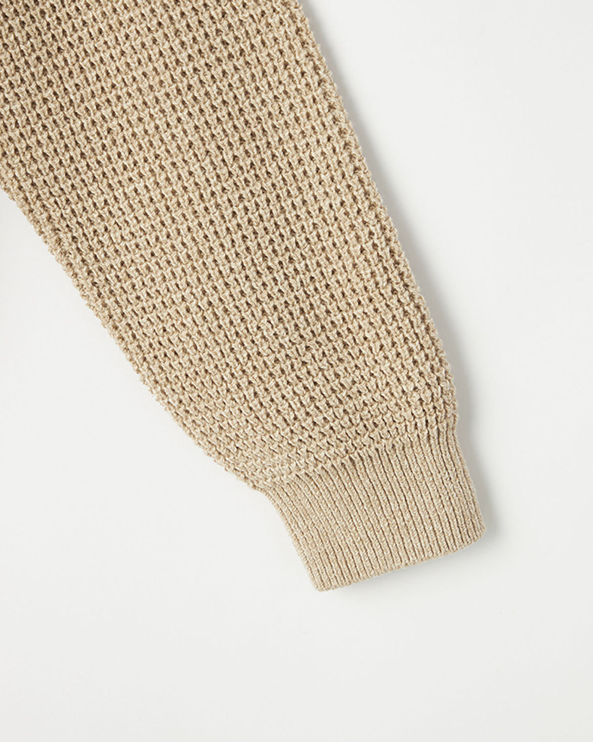 7G変形片畦編み コットン ジップアップブルゾン　SL10S-1099