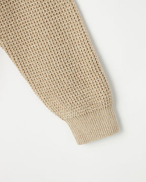 7G変形片畦編み コットン ジップアップブルゾン　SL10S-1099