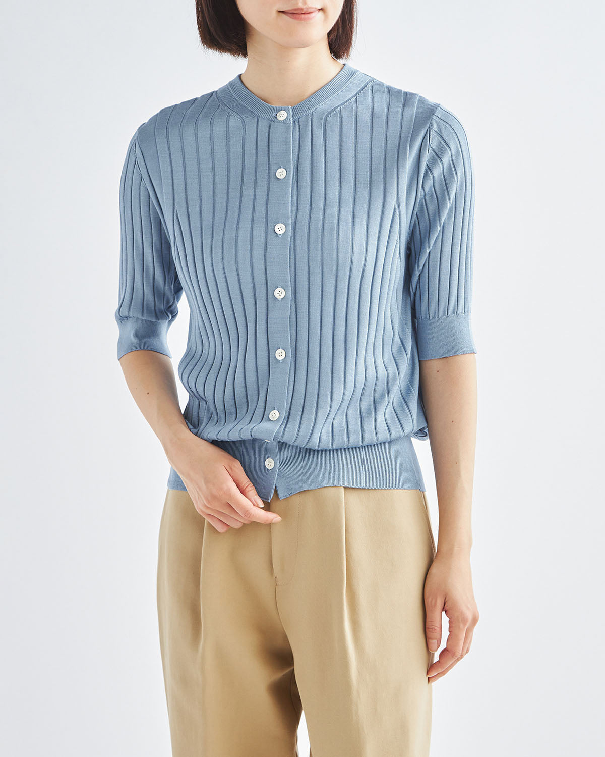 ライトブルー　H166cm　着用サイズ：2