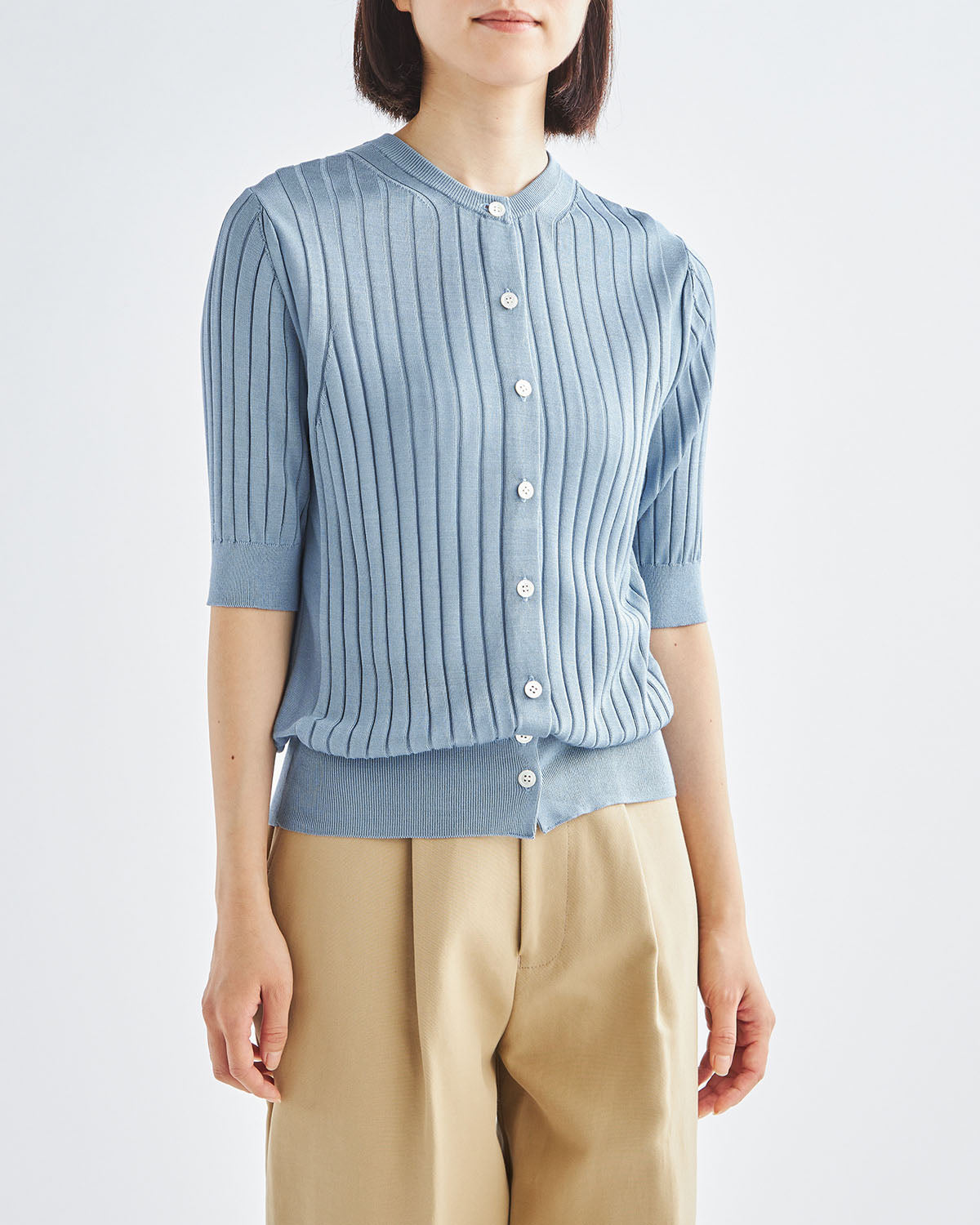 ライトブルー　H166cm　着用サイズ：2