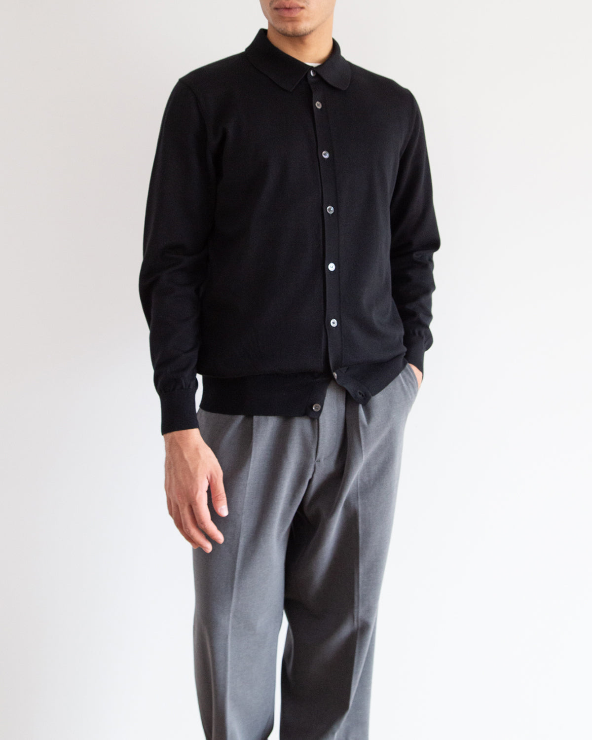 ブラック　H178cm　着用サイズ：5